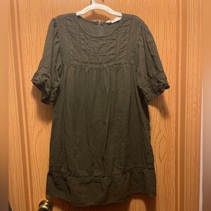Zara sz M mini dress w/ interior romper